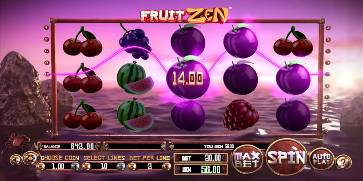 Fruit Zen slot game Win