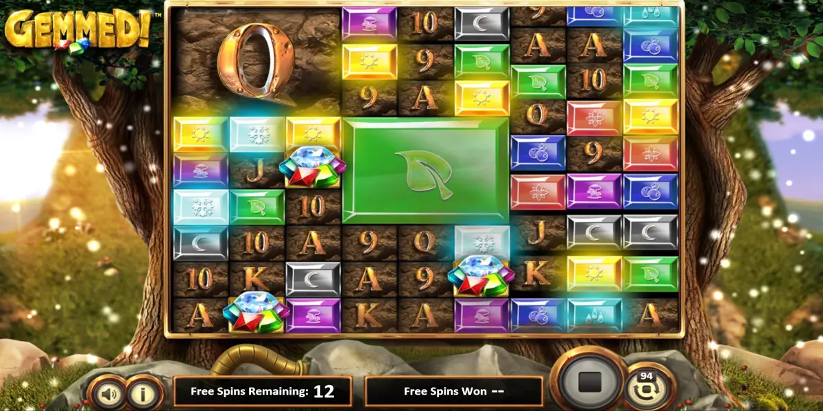 Gemmed! slot game Free Spins Gameplay