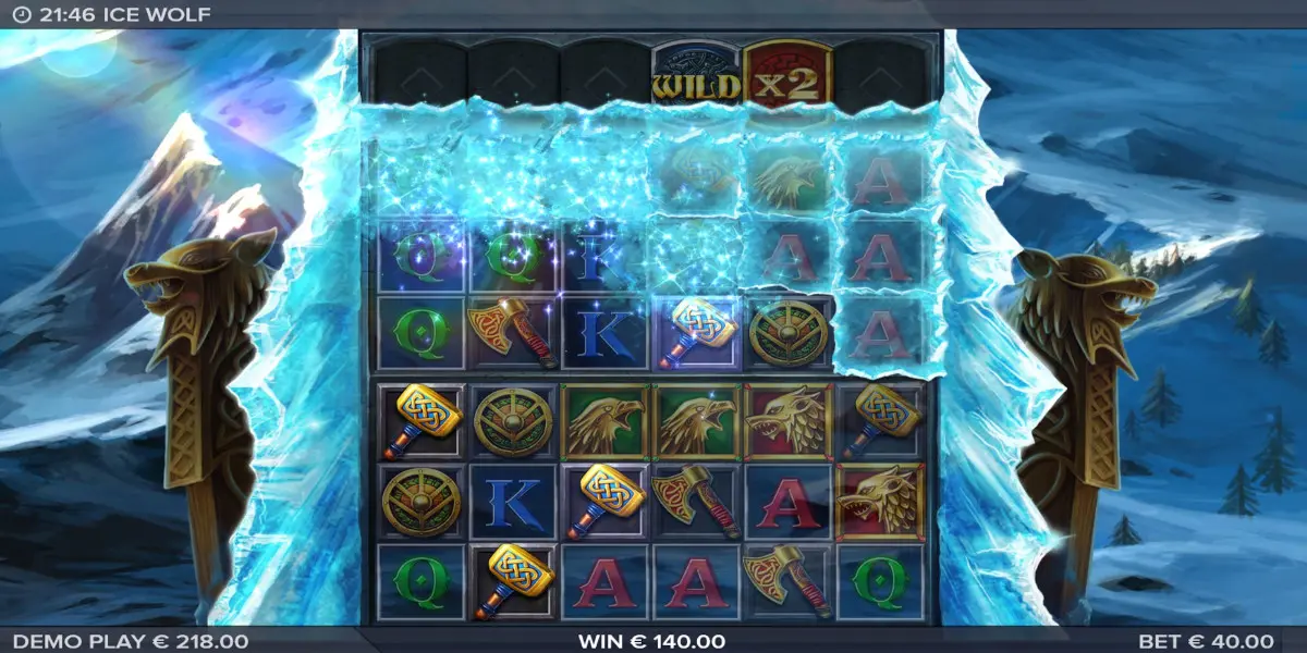 Ice Wolf slot game Get more Ways to Win