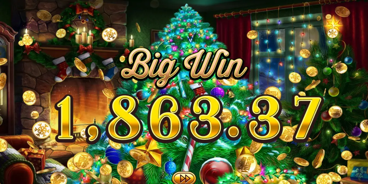 Santa's Village slot game Big Win