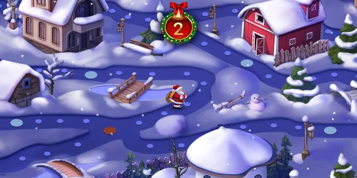 Santa's Village slot game Bonus game