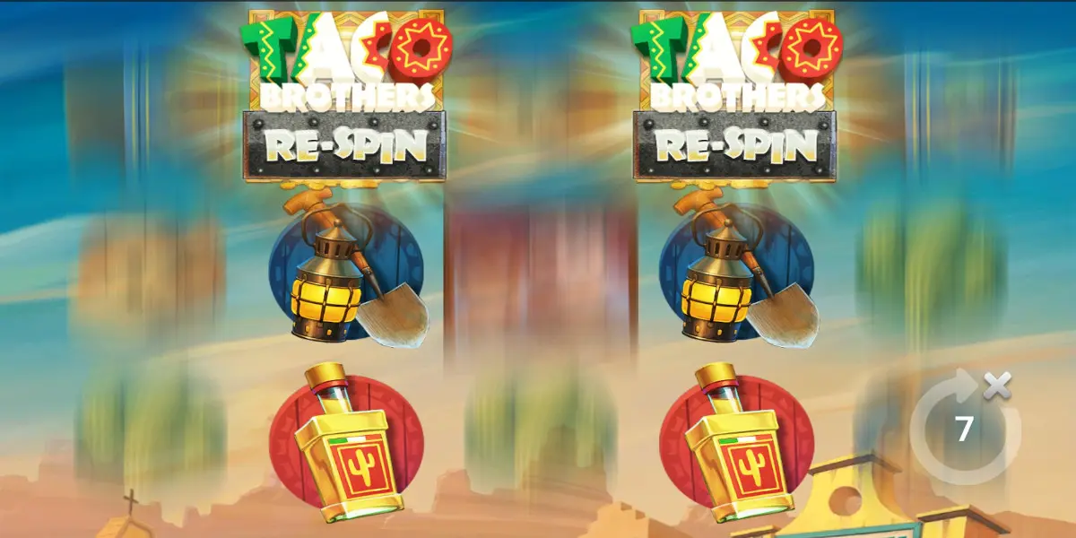 Taco Brothers slot game Re-Spin feature