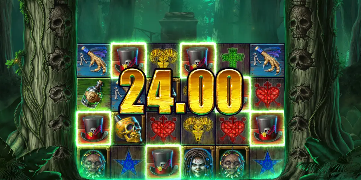 Voodoo Gold slot game Gameplay Win
