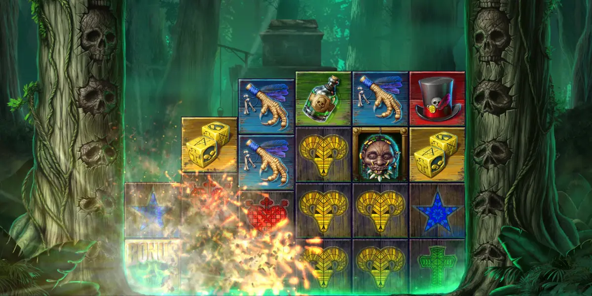 Voodoo Gold slot game Special Effects - Fun to Play