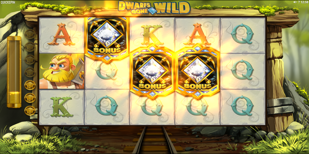 Dwarfs Gone Wild slot game Bonus