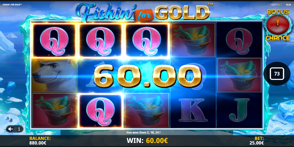 Fishing for Gold slot game Gameplay