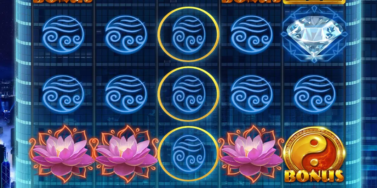 Hong Kong Tower slot game Hong Kong Tower symbols change to win line symbols