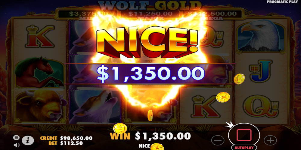 Wolf Gold slot game Big Win