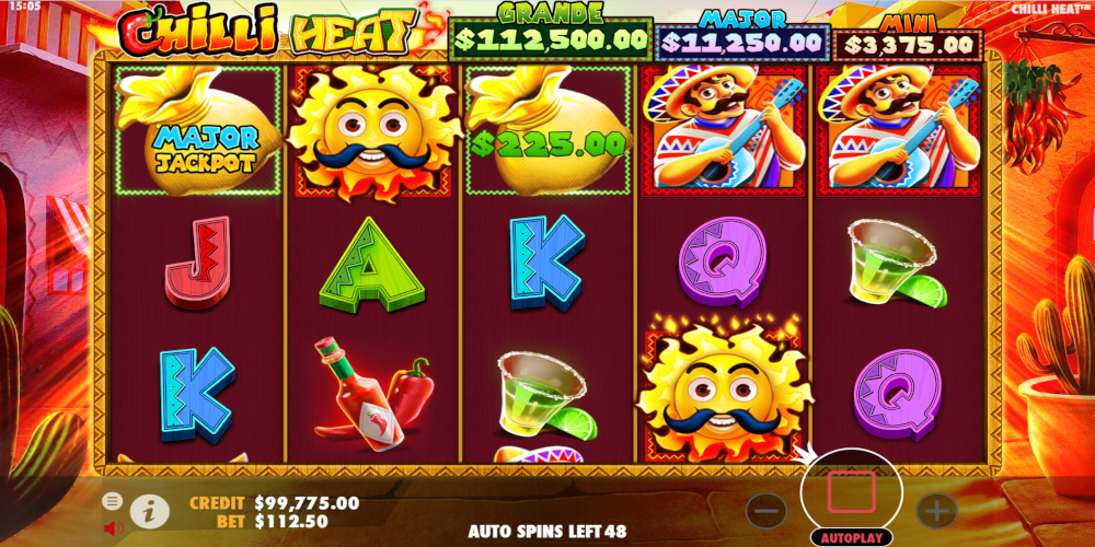 Chilli Heat slot game GamePlay