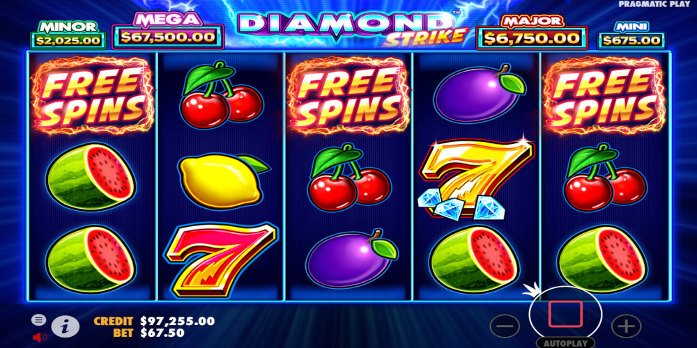 Diamond Strike by Pragmatic Play casino game Free Spin