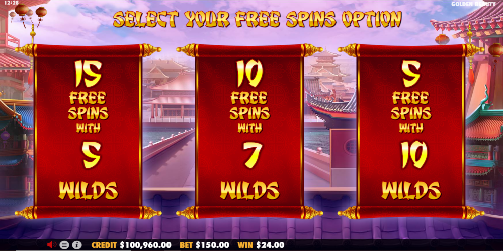 Golden Beauty slot game Bonus