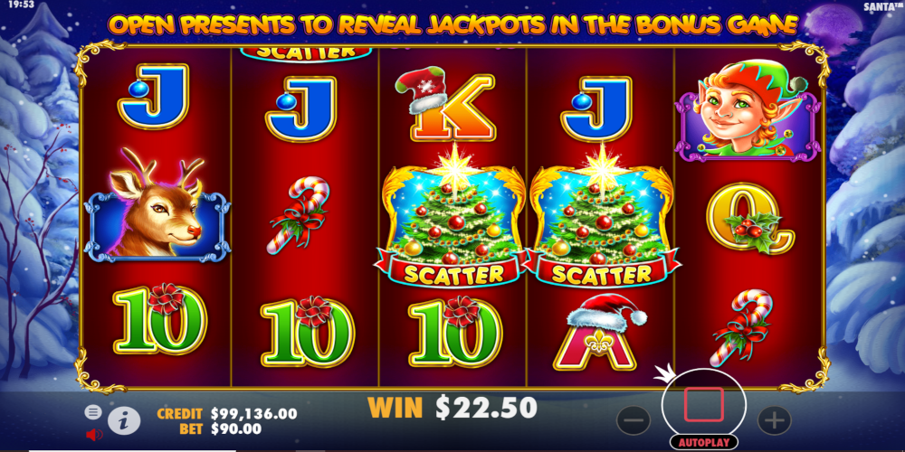 Santa slot game Scatter