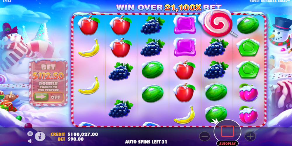Sweet Bonanza Xmas slot game Scatter