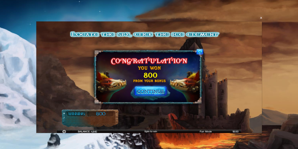 Fire & Ice slot game Bonus