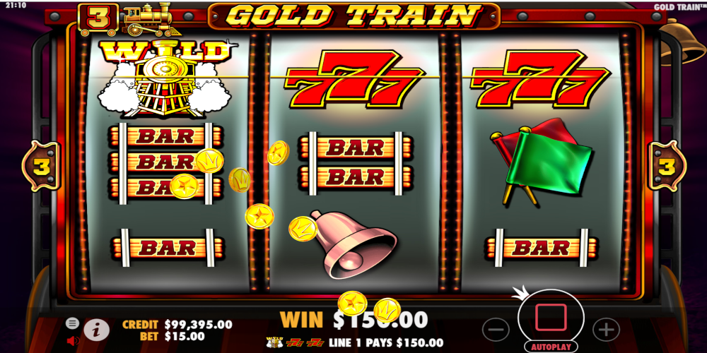 Gold Train slot game GamePlay