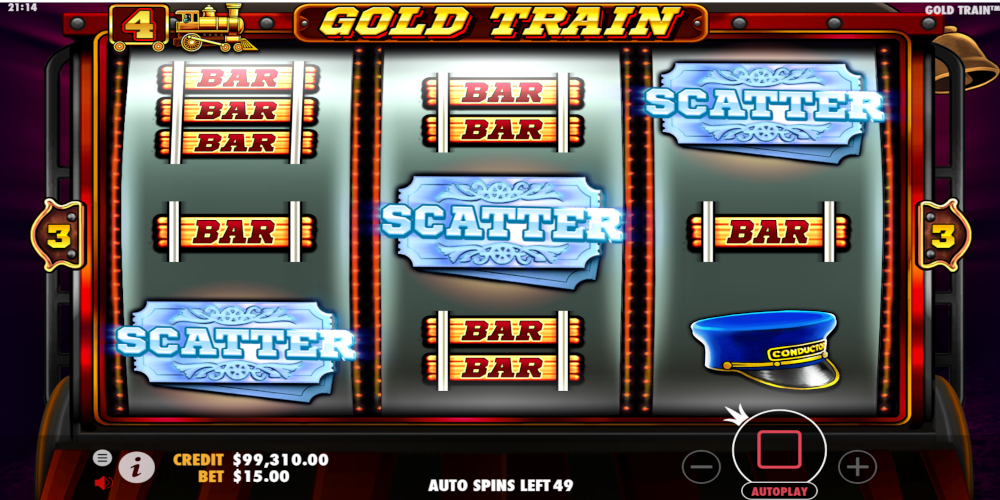 Gold Train slot game Scatter