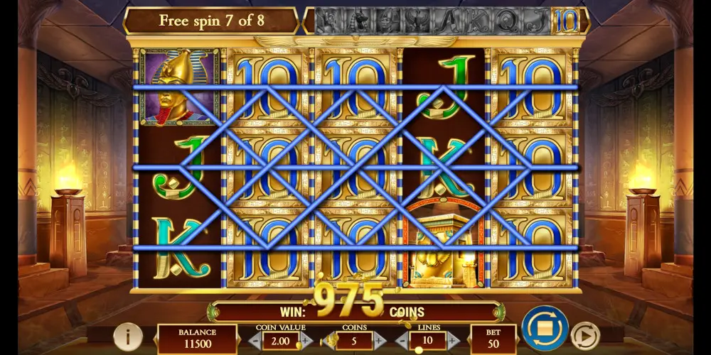 Legacy of Dead online casino slot Big Win during Free Spins