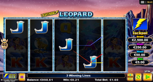 Lightning Leopard slot game Gameplay