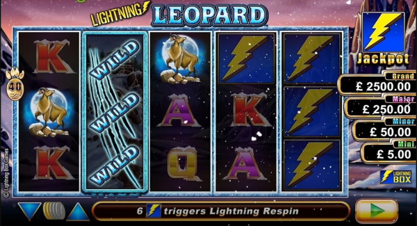 Lightning Leopard slot game Wild