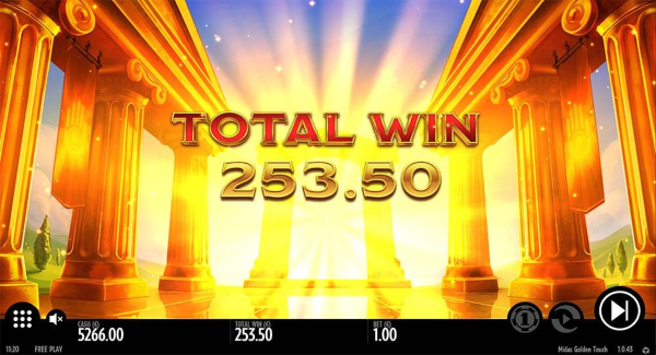Midas Golden Touch slot game Big Win