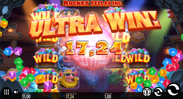 Rocket Fellas Inc slot game Ultra win