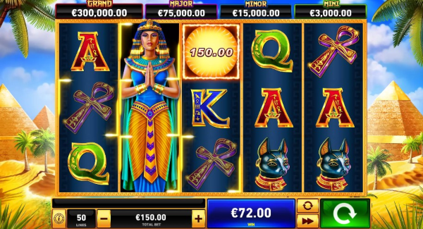 Scarab Queen slot game Big Win
