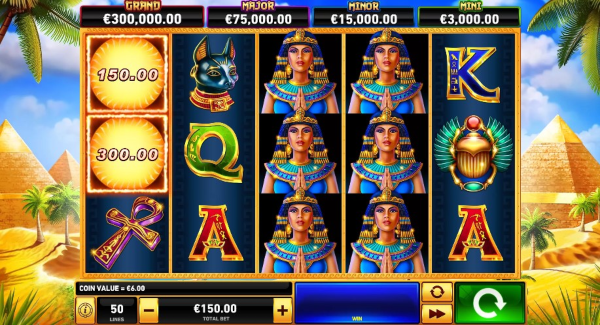 Scarab Queen slot game Gameplay