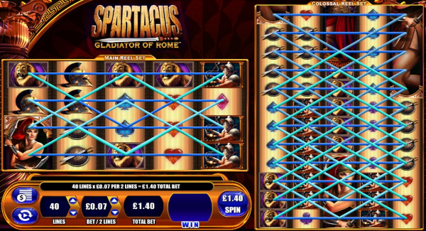 Spartacus, Gladiator of Rome slot game Mega Win