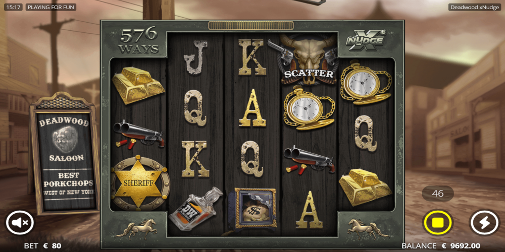 Play Deadwood free slot DEMO at the top of this page