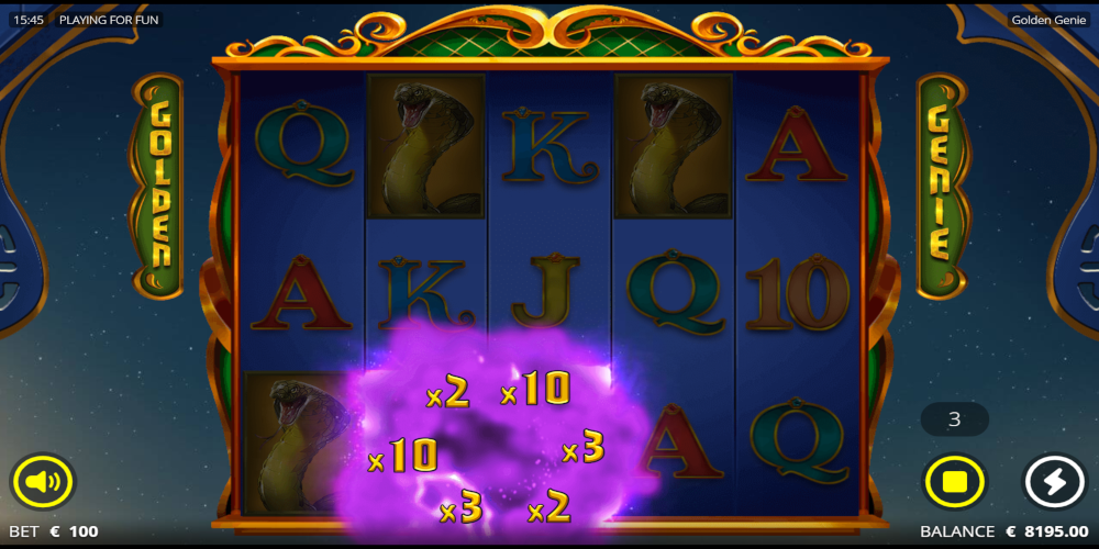 Golden Genie slot game Multiplier