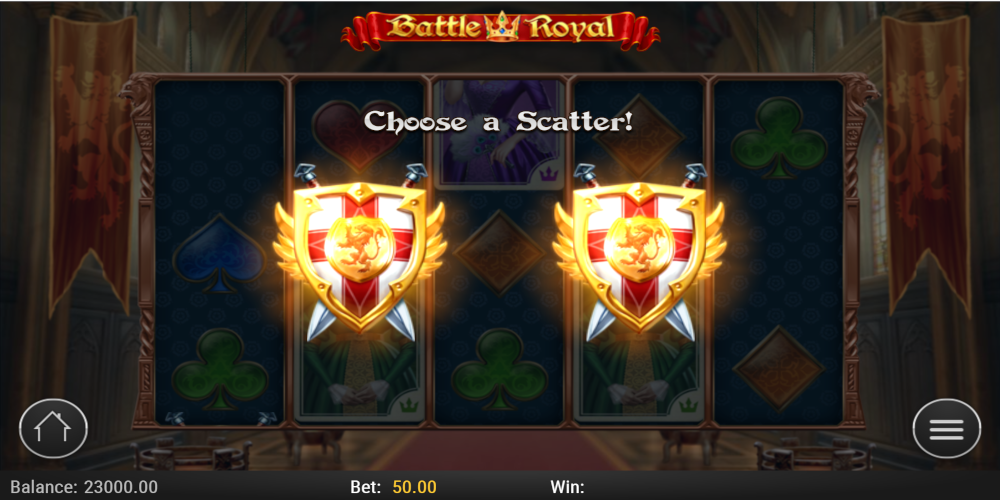 Battle Royal casino slot game Scatter