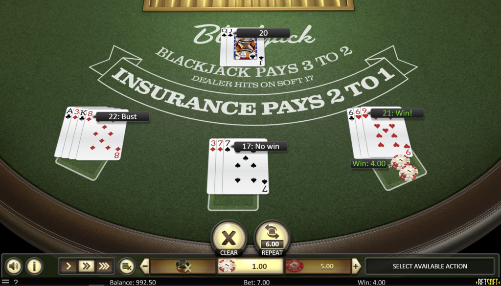 Best Blackjack Casinos Online