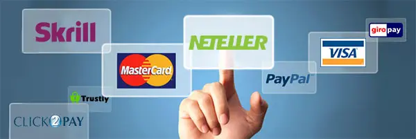 skrill, paypal, trystly, neteller gambling online