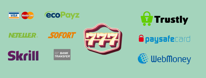 777 online casino reviews - payment methods visa skrill neteller