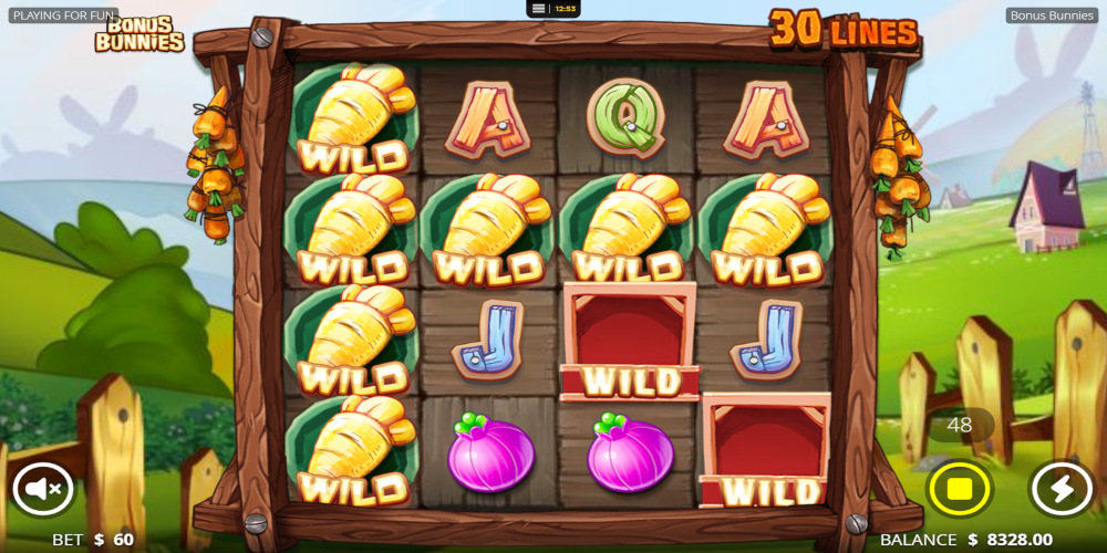 Bonus Bunnies slot game Wild