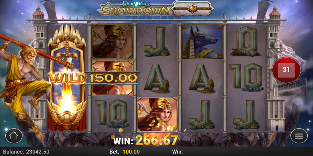 Divine Showdown slot game Power Wukong