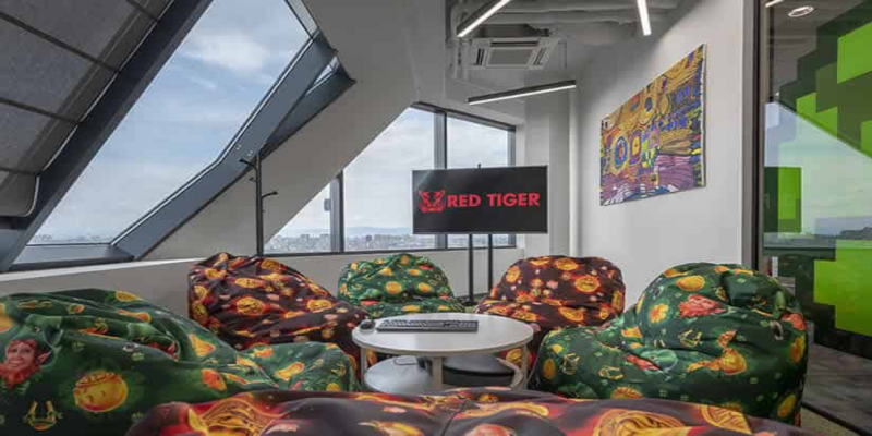 Fun and Lively Office - Red Tiger Gaming Malta