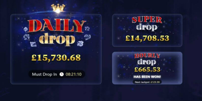 Daily drop, Super drop, Hourly drop - Red Tiger Jackpots