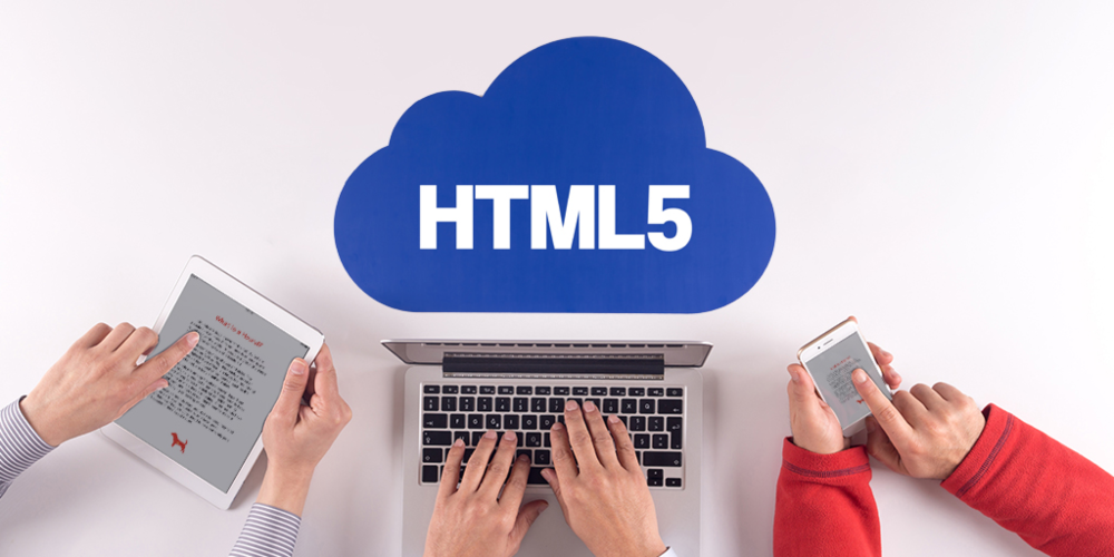 Tablet, laptop, smartphone - HTML5 logo