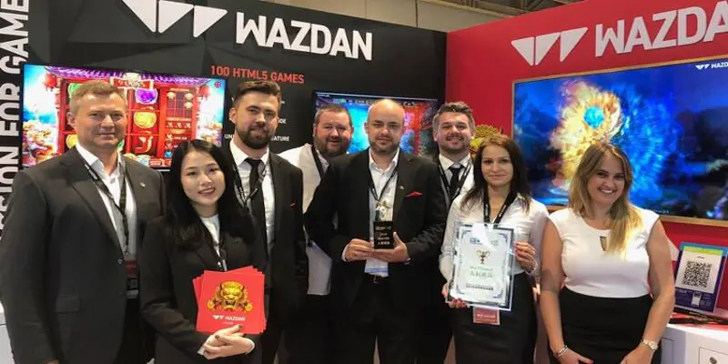 G2E Asia award team picture - Wazdan careers