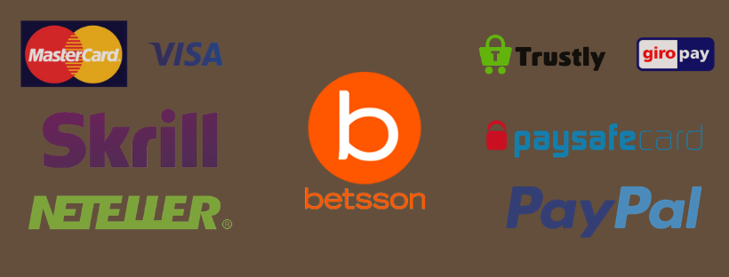 betsson casino paypal - payment options skrill neteller giropay