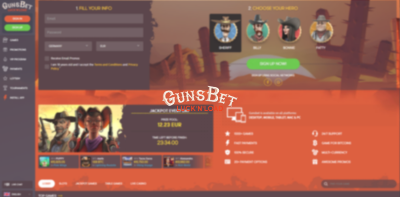 is gunsbet legit - front page