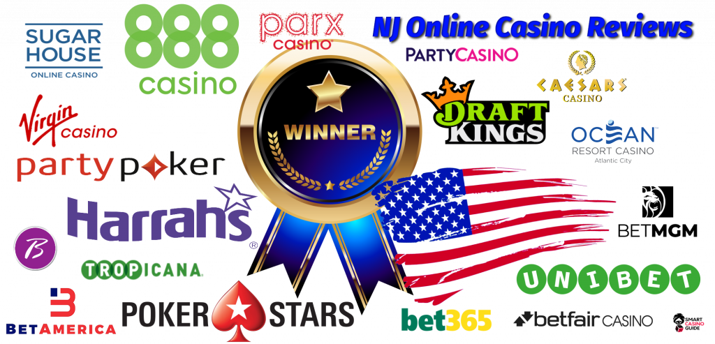 NJ Online Casino Reviews and bonus codes - new jersey online casinos list with logos