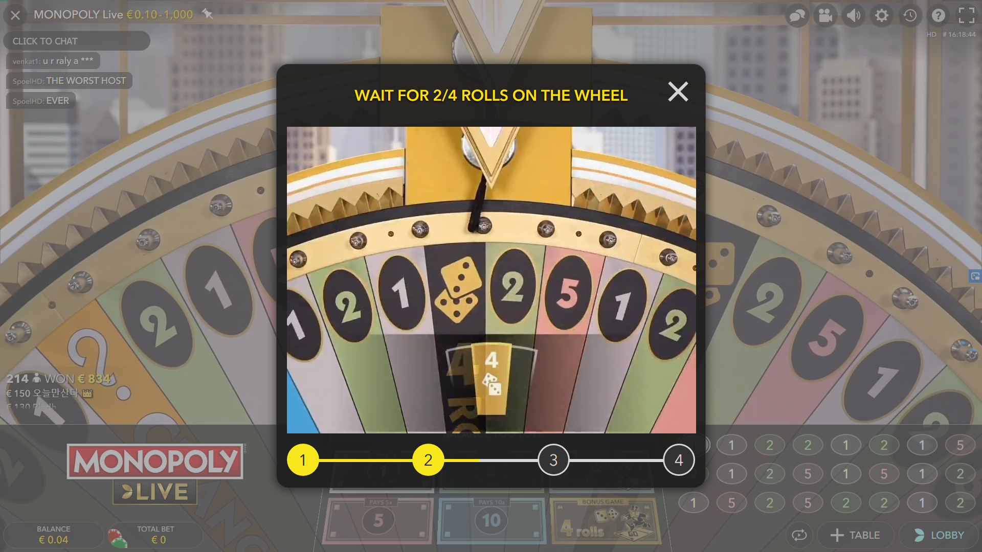 play monopoly live online - introduction screen money wheel - play monopoly live casino - monopoly live spin