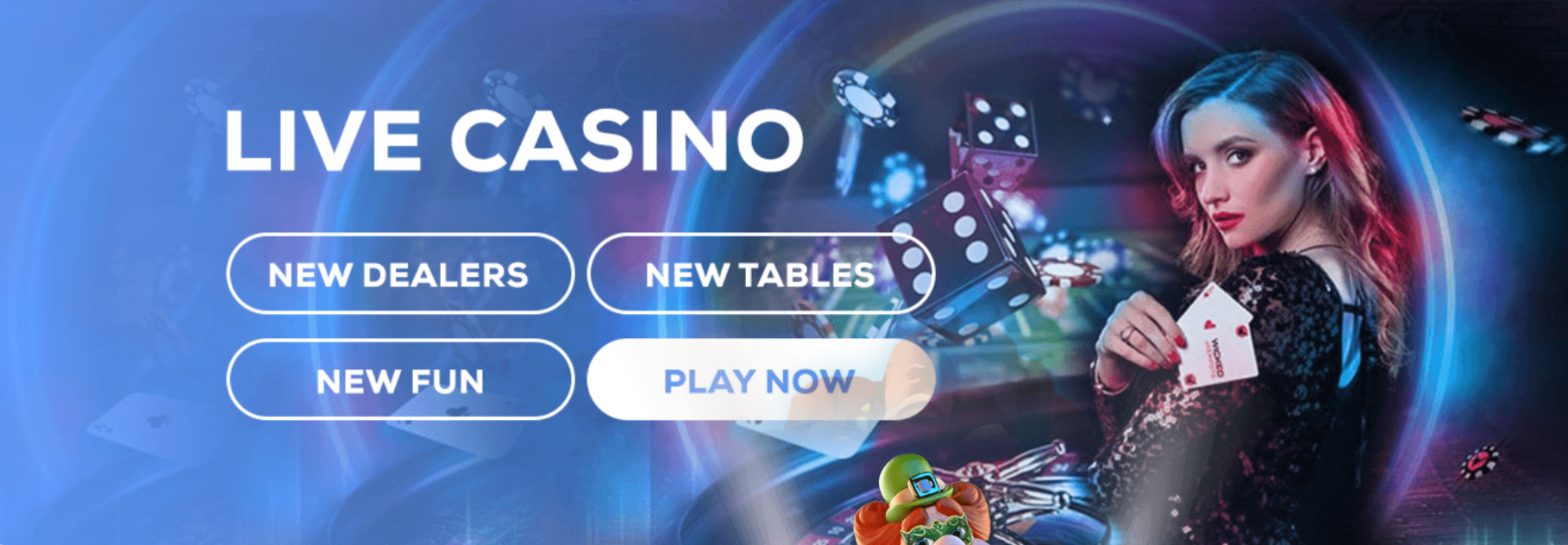 24bettle live casino dealer dices beautiful lady