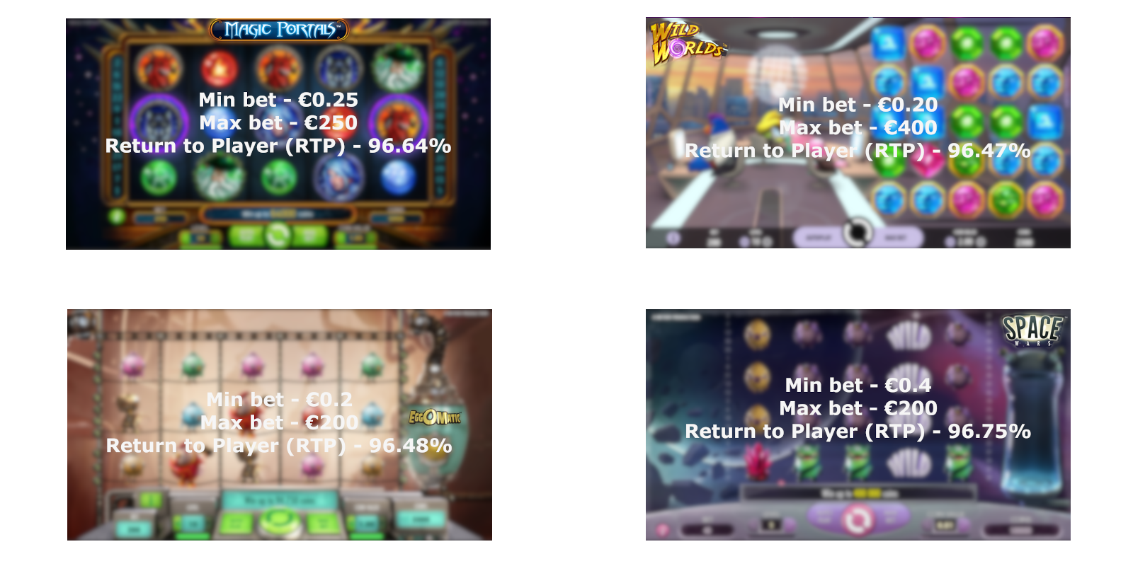 Top 4 highest Bet limits NetEnt Slots list - Max NetEnt bet is €400