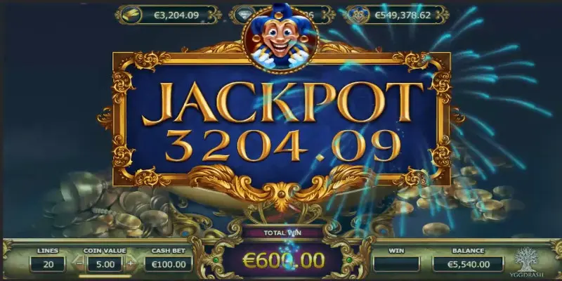 Yggdrasil games Empire Fortune jackpot