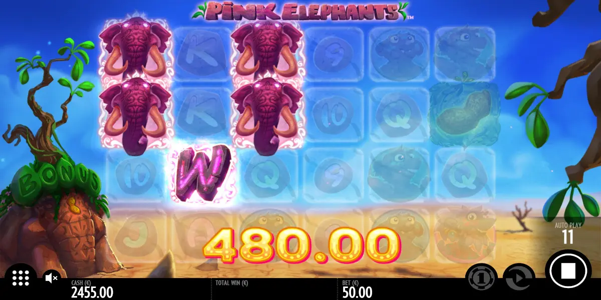 Pink Elephants slot game Pink Elephants symbols are the best