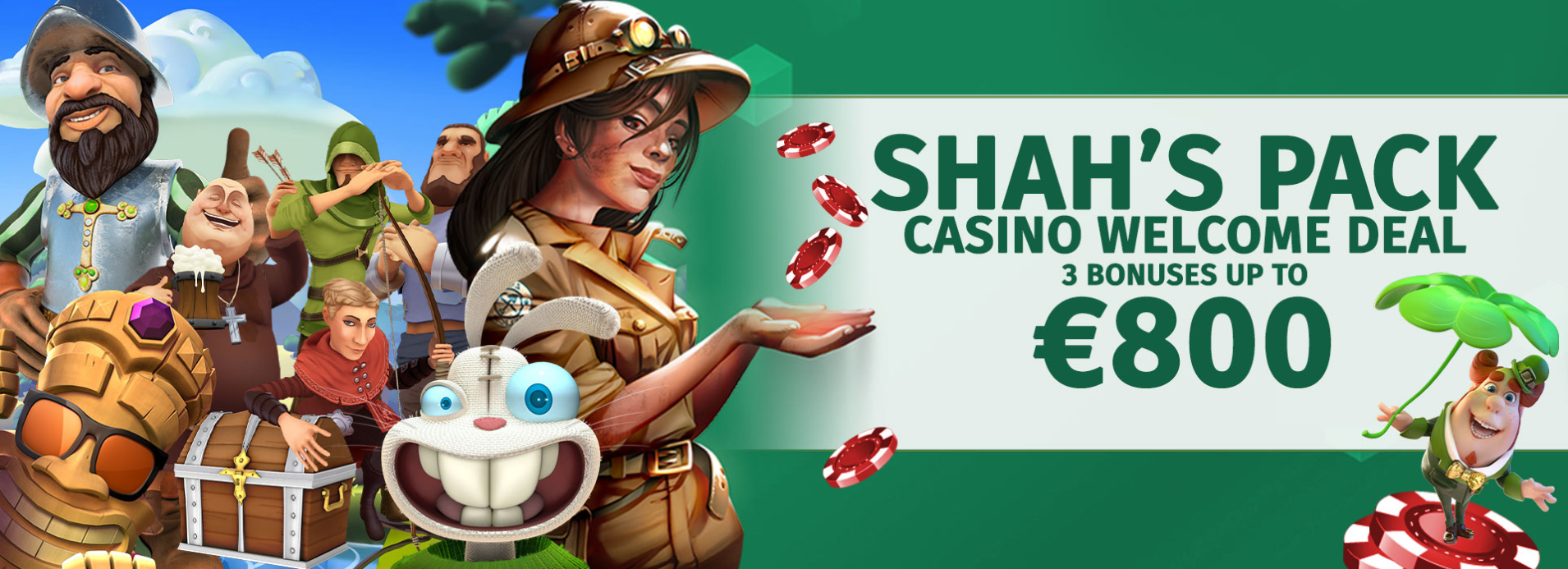 betshah casino bonus free spins - gonzo quest aloha clover crazy rabbit red coins 800€ welcome package