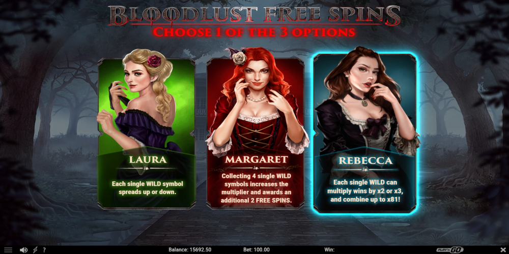 Wild Blood 2 slot game Free Spin